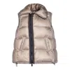 Sacai Quilted Zip-front Gilet In Gray