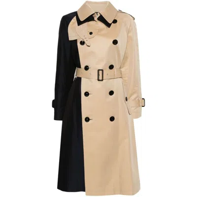 SACAI "COLOR BLOCK GABARDINE TRENCH