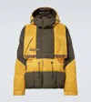 Sacai Colorblock Down Jacket In Multi