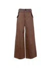 Sacai Contrast-panel Jeans In Multi
