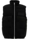 Sacai Corduroy Vest Jacket In Black