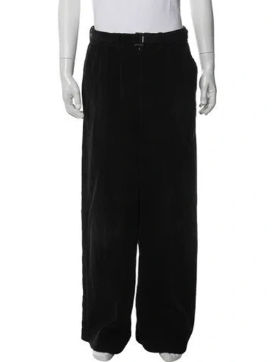Pre-owned Sacai Corduroy Pants In Black