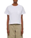 Sacai Cototn T-shirt In White