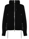 Sacai Cotton And Nylon Zipped Hoodie