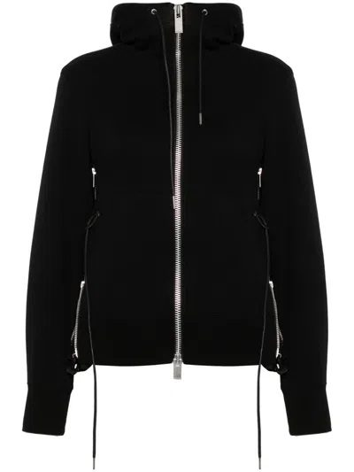 Sacai Cotton And Nylon Hoodie