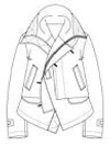 Sacai Cotton And Nylon Jacket In Green