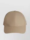 Sacai Cotton Cap With Curved Brim And Panelled Design