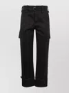 Sacai Tailored Straight Pants In Black