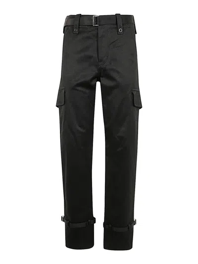 Sacai Women's Cotton Chino Pants In Black
