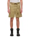 Sacai Detachable Belt Cotton Bermuda Shorts