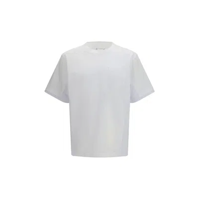 Sacai Cotton Crew Neck T-shirt In White