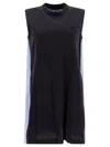 Sacai Dress Cotton Chest Pocket In Black