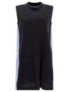 Sacai Dress Cotton Chest Pocket In Black