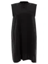 Sacai Cotton Dress Dresses Black