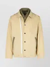 Sacai Cotton Jacket With Elasticated Hem And Collar