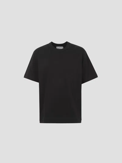 Sacai Cotton Jersey T-shirt In Black