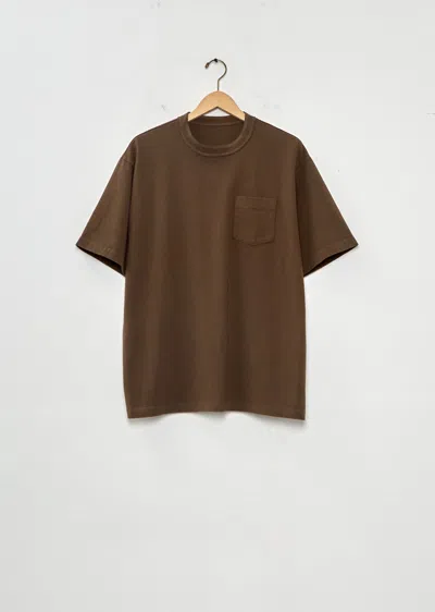 Sacai Cotton Jersey T-shirt In Brown