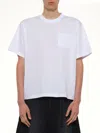 Sacai Basic Crewneck T-shirt In White