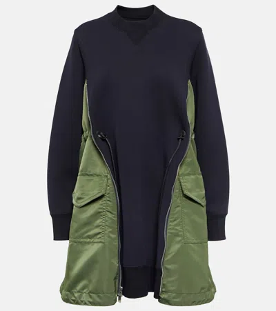 SACAI COTTON MINIDRESS