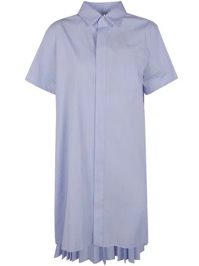 SACAI SACAI COTTON POPLIN DRESS CLOTHING