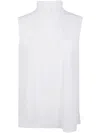 Sacai Cotton Poplin Pullover In White