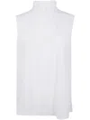 Sacai Cotton Poplin Pullover In White