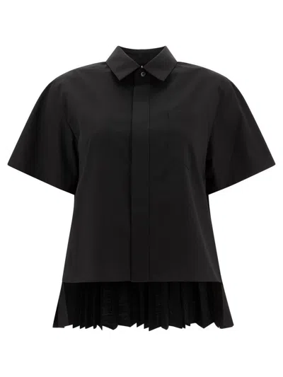 SACAI SACAI COTTON POPLIN SHIRT