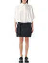 Sacai Cotton Poplin X Wool Mini Dress