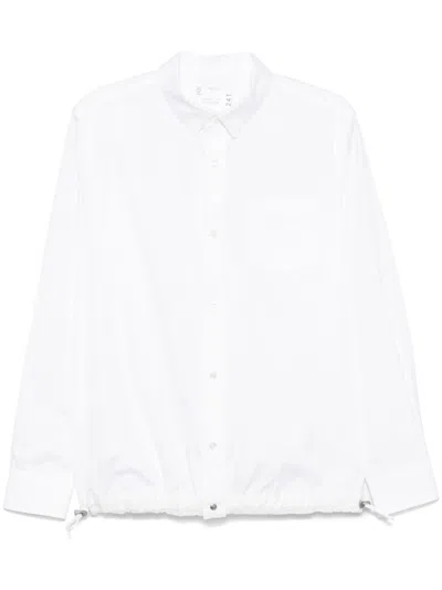 Sacai Men's Cotton Shirt In White