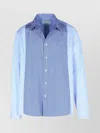 Sacai Cotton Shirt Striped Pattern
