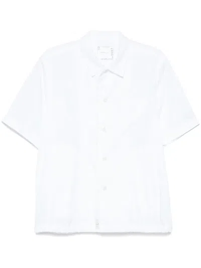 Sacai Cotton Shirt In White