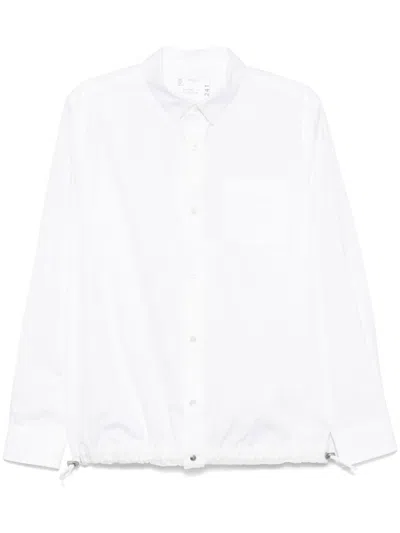 Sacai Men's Cotton Shirt In White