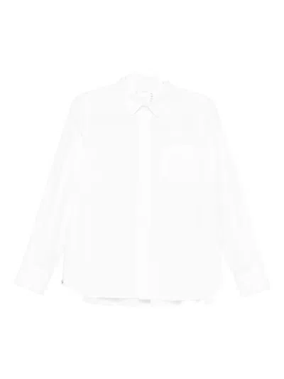 Sacai Cotton Shirt In White