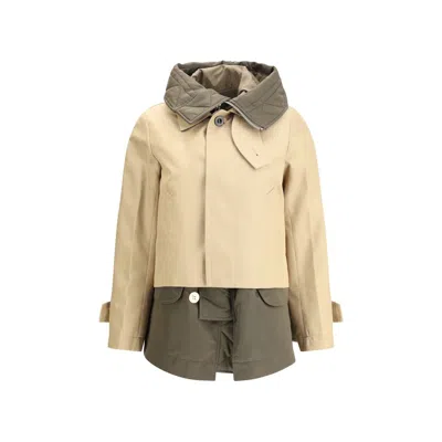 SACAI COTTON SHORT JACKET
