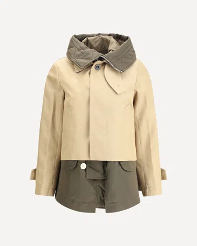 SACAI COTTON SHORT JACKET
