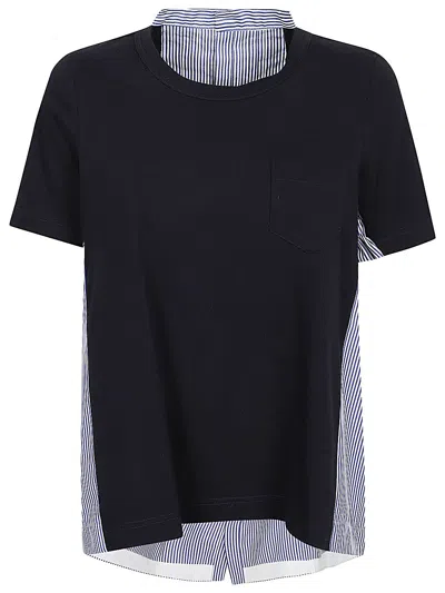 SACAI SACAI COTTON T-SHIRT