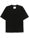 Sacai Cotton Jersey T-shirt In Black