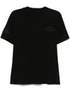 Sacai Cotton T-shirt In Black