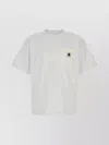 Sacai Cotton T-shirt Chest Pocket In White