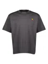 Sacai Jersey T-shirt In Gray