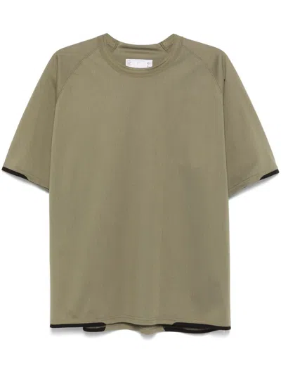 SACAI COTTON T-SHIRT