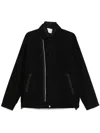 Sacai Buttoned Collar Cotton Jacket With Elasticized Hem