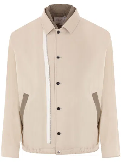 SACAI COTTON TWILL JACKET