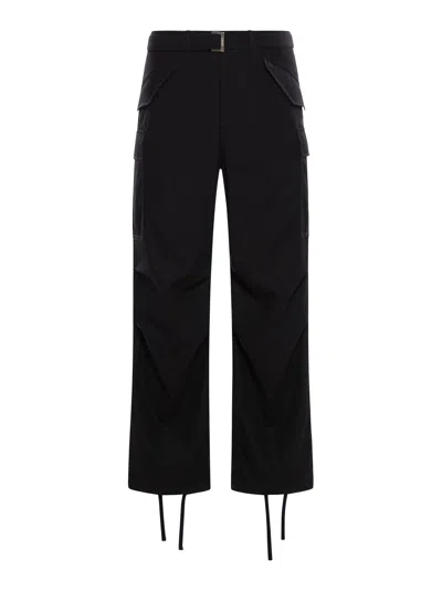 SACAI COTTON TWILL PANTS