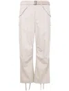 Sacai Cotton Twill Pants In Sand