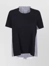 Sacai Panelled Cotton T-shirt