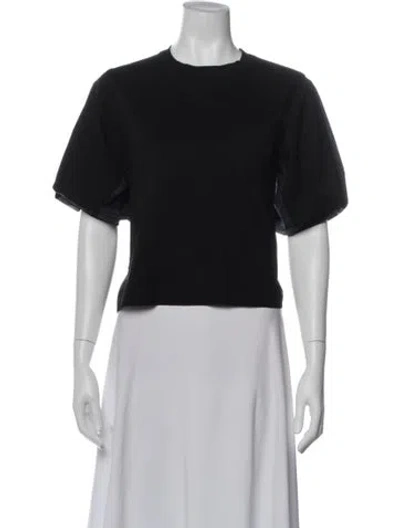 Pre-owned Sacai Crew Neck Short Sleeve Top In Multi