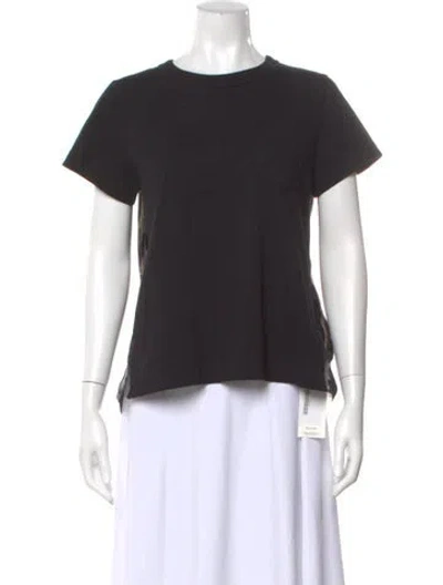 Pre-owned Sacai Crew Neck Short Sleeve T-shirt In Black