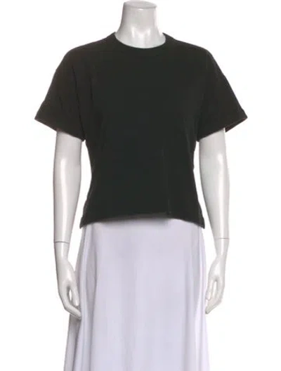 Pre-owned Sacai Crew Neck Short Sleeve T-shirt In Blue