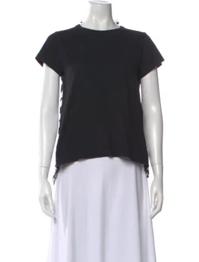 Pre-owned Sacai Crew Neck Short Sleeve T-shirt In Multi